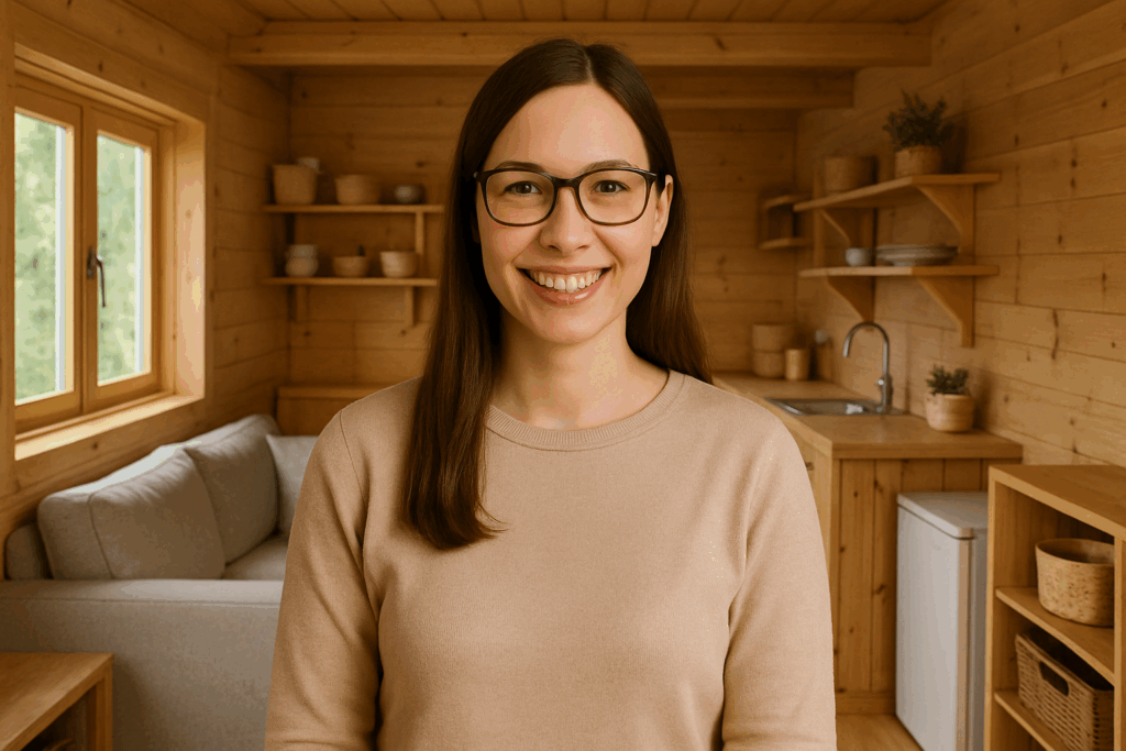 Melina Klang im Tiny House